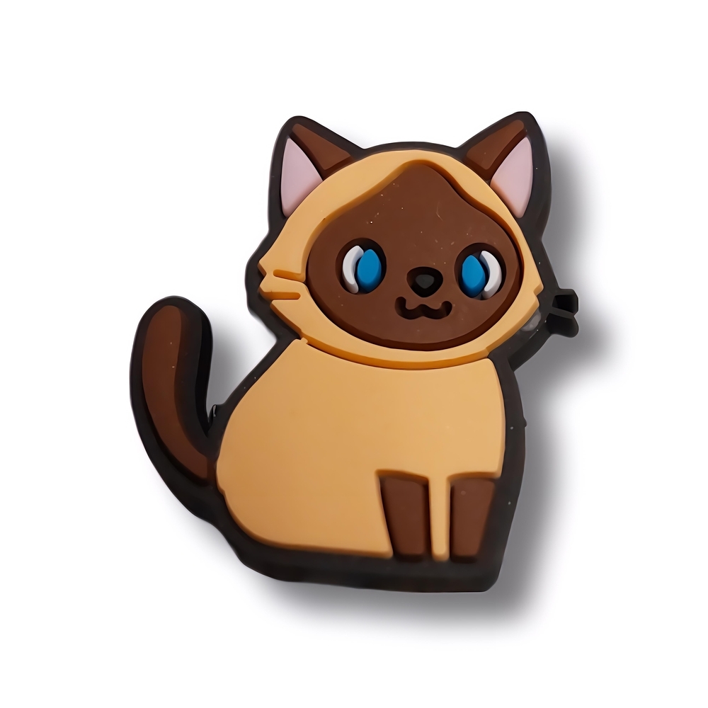💖 3 Charms for $9💖 Siamese Cat Croc Charm - Cute Kitty Croc Jibbitz Charm
